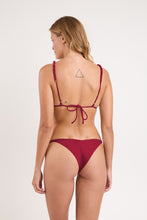 Load image into Gallery viewer, Model Back: Rio De Sol Top Top Touch-Carmim Selena