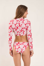 Load image into Gallery viewer, Model Back: Wednesday In Hawaii By Rio De Sol Top Top Pua-Hibiscus Reef