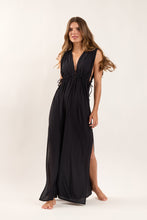 Load image into Gallery viewer, Image 02: Rio De Sol Maxi Dresses Black Long Dress Soleil