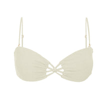 Load image into Gallery viewer, Product Front: Rio De Sol Top Top Malibu-Natural Bandeau-Iris