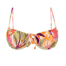 Load image into Gallery viewer, Product Front: Rio De Sol Top Top Oasis Balconet-Tie