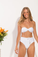 Load image into Gallery viewer, Image 09: Rio De Sol Set Set Shimmer-White Twist Belted-High-Waist