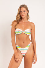 Load image into Gallery viewer, Model Front: Rio De Sol Set Set Revelry Bandeau-Joy Cali