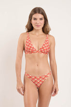 Load image into Gallery viewer, Model Front: Rio De Sol Top Top Floral-Scales Alba