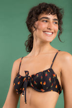 Load image into Gallery viewer, Image 09: Rio De Sol Top Top Cashew Balconet-Tie