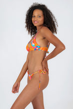 Load image into Gallery viewer, Image 04: Rio De Sol Top Top Orange-Bloom Tri-Cos