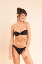 Load image into Gallery viewer, Image 12: Rio De Sol Set Set Shimmer-Black Bandeau-Joy Essential