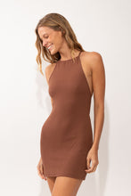 Load image into Gallery viewer, Image 05: Rio De Sol Mini Dress Sand-Cappuccino Talia Dress