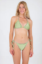 Load image into Gallery viewer, Model Front: Rio De Sol Bottom Bottom Oliva Frufru