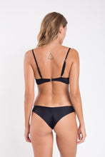 Load image into Gallery viewer, Model Back: Rio De Sol Set Set Touch-Black Bandeau-Crispy Nice
