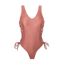 Load image into Gallery viewer, Product Front: Rio De Sol One-Piece Shimmer-Copper Zoe