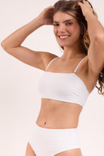 Load image into Gallery viewer, Image 08: Rio De Sol Top Top Memphis-White Bandeau-Reto
