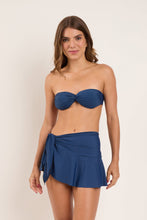 Load image into Gallery viewer, Model Front: Rio De Sol Beach Skirt Mini Skirt Navy
