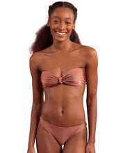 Load image into Gallery viewer, Gallery: Rio De Sol Set Set Shimmer-Copper Bandeau-Joy Essential
