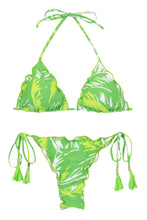 Load image into Gallery viewer, Product Front: Rio De Sol Set Set Green-Palms Frufru-Fio
