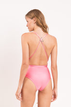 Load image into Gallery viewer, Model Back: Rio De Sol One-Piece Shimmer-Confetti New Vegas

