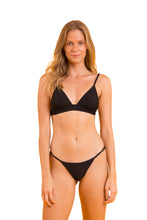 Load image into Gallery viewer, Model Front: Rio De Sol Set Set Bora-Black Tri-Cos Cheeky-Fixa

