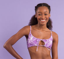 Load image into Gallery viewer, Image 13: Rio De Sol Top Top Trail-Purple Tank-Tie
