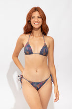 Load image into Gallery viewer, Model Front: Rio De Sol Bottom Bottom Coqueiro Cheeky-Micro
