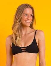 Load image into Gallery viewer, Image 10: Rio De Sol Top Top Bora-Black Bra-Trio
