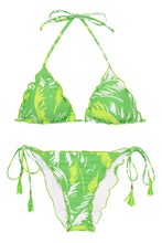 Load image into Gallery viewer, Product Front: Rio De Sol Set Set Green-Palms Frufru-Comfy
