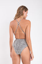 Load image into Gallery viewer, Model Back: Rio De Sol One-Piece Collage New Vegas
