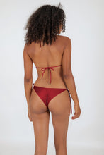Load image into Gallery viewer, Model Back: Rio De Sol Set Set Shimmer-Divino Tri-Rope Cheeky-Rope
