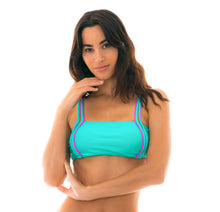Load image into Gallery viewer, Gallery: Rio De Sol Top Top Duo Pink Blue
