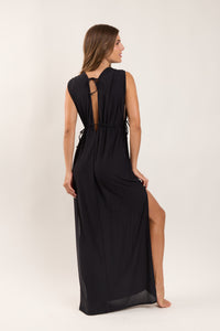 Black Long Dress Soleil