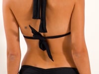 Load and play video in Gallery viewer, Video: Rio De Sol Bottom Bottom Shimmer-Black Mel
