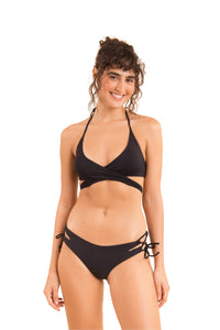 Model Front: Rio De Sol Bottom Bottom Dots-Black Madrid
