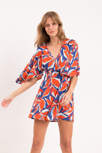 Image 04: Rio De Sol Beach Dresses Leaves Mini Dress