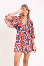 Load image into Gallery viewer, Image 08: Rio De Sol Beach Dresses Leaves Mini Dress
