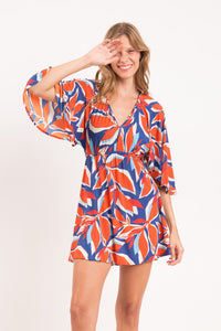 Image 08: Rio De Sol Beach Dresses Leaves Mini Dress