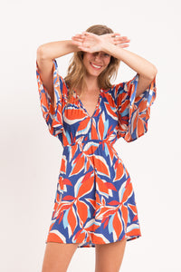 Image 09: Rio De Sol Beach Dresses Leaves Mini Dress