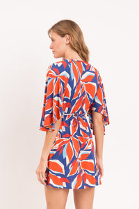 Image 10: Rio De Sol Beach Dresses Leaves Mini Dress