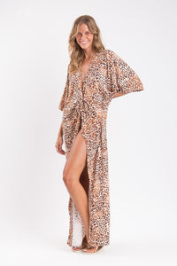 Image 03: Rio De Sol Maxi Dresses Leopard Long Dress