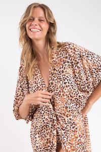 Image 09: Rio De Sol Maxi Dresses Leopard Long Dress
