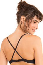 Load image into Gallery viewer, Image 07: Rio De Sol Top Top Dots-Black Balconet-Tie
