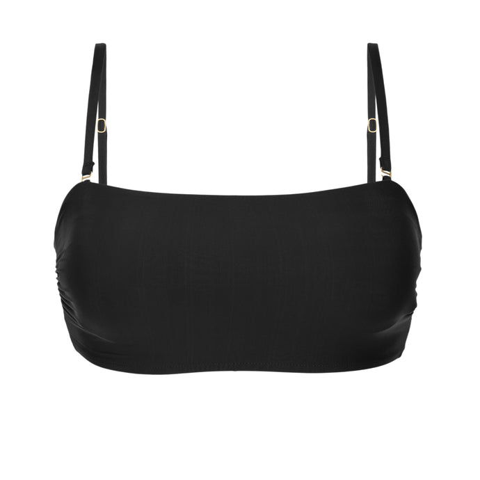 Product Front: Rio De Sol Top Top Nero Bandeau-Reto