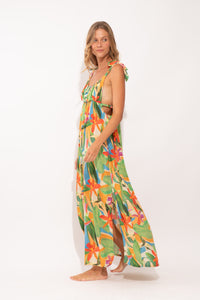 Tropical Long Dress Chiara